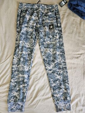 Official Licensed US Army Camo Jogger Sweatpants Military Training Pants Size M
